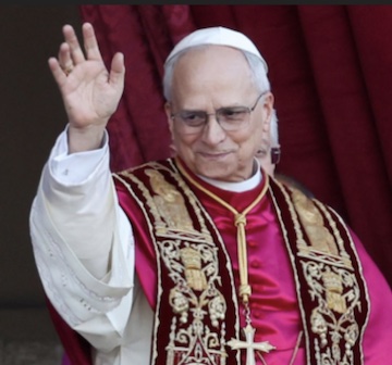 Newly elected Pope Leo XIV